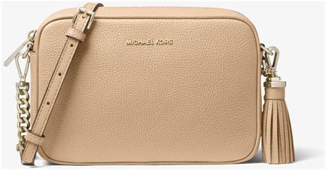 michael michael kors ginny crossbody bag|mk ginny leather crossbody bag.